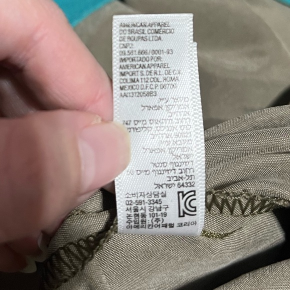 NWOT - L - American Apparel Frankie Jumpsuit Romper Hampton Green - Picture 7 of 7